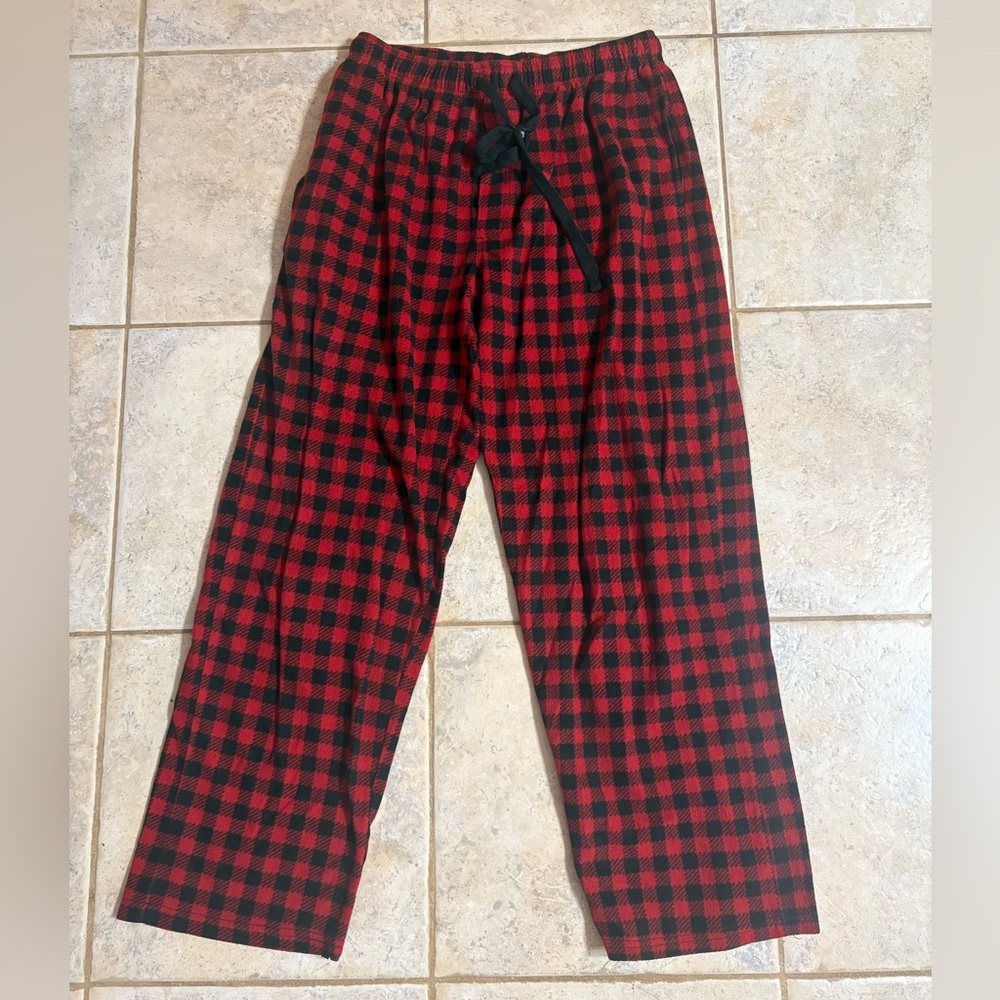 Chaps Plaid Sleepwear Pants Medium